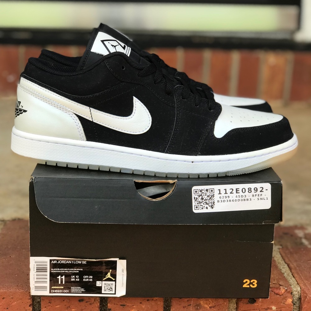Air Jordan 1 Low SE Diamond Shorts Size 11 *Tried On